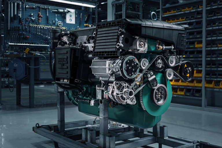 Volvo Penta D6 motor görüntüsü